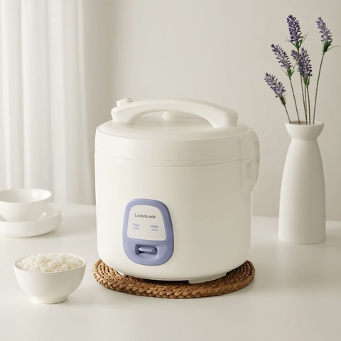 EJR462IVY Nồi cơm điện Locknlock Electric rice cooker 220V, 50Hz, 700W, 1.8L - Màu ngà