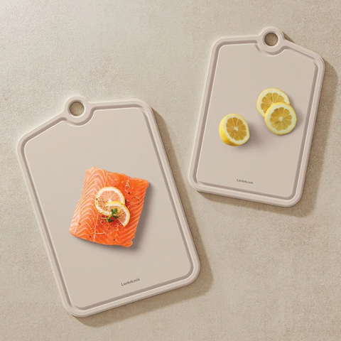 CKD086IVY - Thớt nhựa PP kháng khuẩn LocknLock - Size S 32.4x21.5x0.86 cm, Màu Ivory