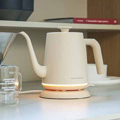 JRK-KT0801OM - Ấm đun siêu tốc Jenniferoom Drip kettle 220 V, 50 Hz, 1350 W, 0.8 L- Màu be