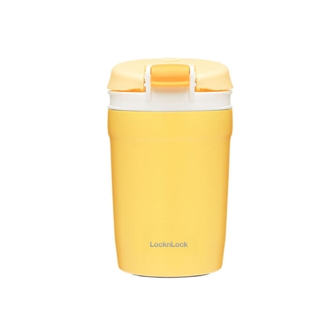 LHC3276YEL - Bình giữ nhiệt LocknLock Dual one touch tumbler 320ml - Màu vàng