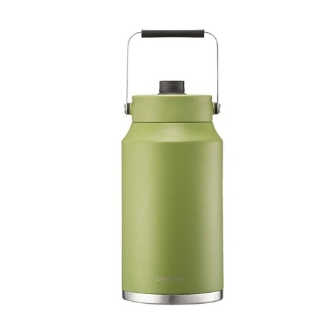 LHC4302GRN - Bình giữ nhiệt bằng thép không gỉ LocknLock Slo Water Jug 4L - Màu xanh lá