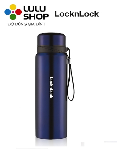 LHC6180FU - Bình giữ nhiệt Lock&Lock Vacuum Bottle 800ml bằng thép không gỉ - Màu xanh đậm