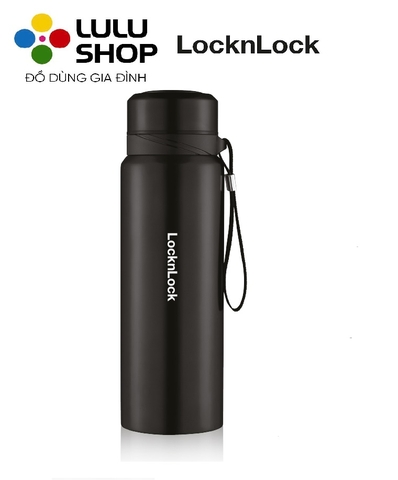 LHC6180BLK - Bình giữ nhiệt Lock&Lock Vacuum Bottle 800ml bằng thép không gỉ - Màu đen