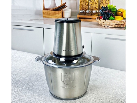 EJM172 - MÁY XAY THỊT Lock&Lock 220V~, 50Hz, 300W, 2L - Màu bạc