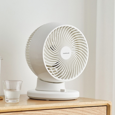 ENF156IVY- Quạt tuần hoàn không khí LocknLock Desktop circulation fan - 220V, 50Hz, 28W - Màu ngà