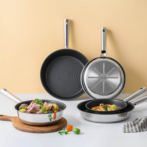 CSW2420-Chảo sâu lòng SUIT STS LocknLock 24CM - CN-4-STS-Single