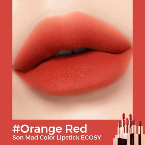 Son Mad Color Lipstick ECOSY: Thêm Sắc Màu, Thêm Cá Tính Với 6 Sắc Son Độc Đáo