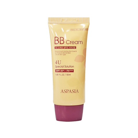 Kem Nền Chống Nắng Aspasia 4U Special BB Solution Cream SPF50 Pa+++ 50g