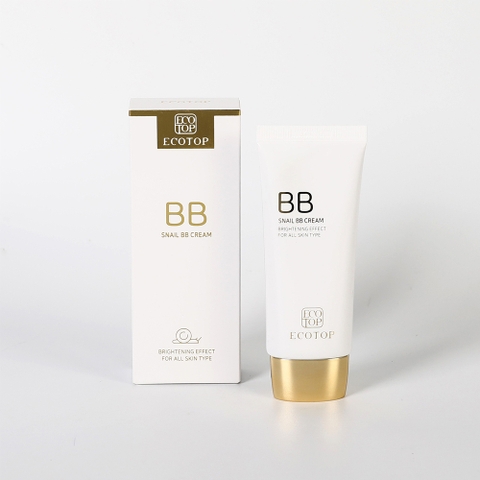 KEM NỀN CHỐNG NẮNG ỐC SÊN SPF50+ PA +++ 50ML  ECOTOP - SNAIL BB CREAM SPF50+ PA +++ BBOS50 - 50ML ECOTOP