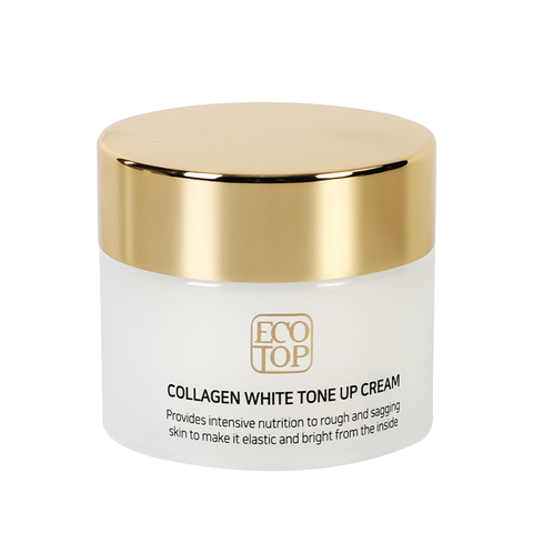Kem Dưỡng Trắng Da Nâng Tone - Collagen White Tone Up ECOTOP KDT50 - 50ML