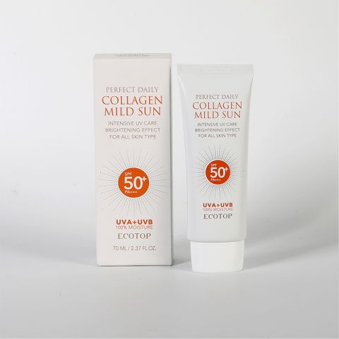 Kem Chống Nắng Collagen - Perfect Collagen Mild Line SPF50 + / PA +++ ECOTOP KCNCLG70 - 70ML