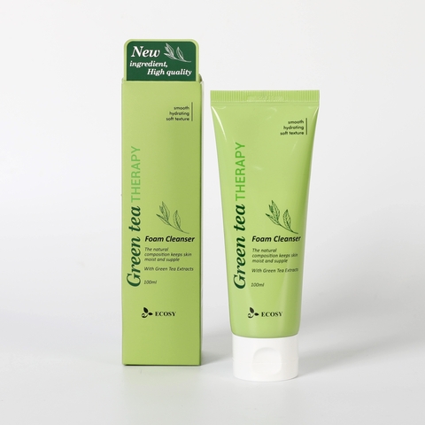 Sữa Rửa Mặt Chiết Xuất Trà Xanh - Green Tea Deep Clean Foam ECOSY SRMTX100 - 100ML