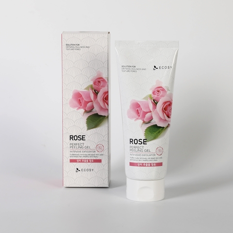 Gel Tẩy Tế Bào Chết Body Chiết Xuất Hoa Hồng – Rose Perfect Peeling Gel ECOSY TTBHH180 - 180ML