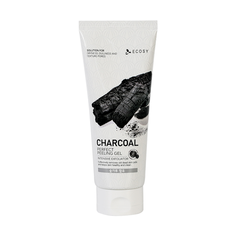 Gel Tẩy Tế Bào Chết Body Chiết Xuất Than Hoạt Tính – Charcoal Perfect Peeling Gel ECOSY TTBTHT180 - 180ML