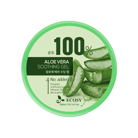 Gel Dưỡng Da Đa Năng Chiết Xuất Lô Hội - Soothing Aloevera Gel ECOSY GDNOS300 - 300ml