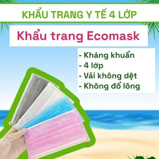 Khẩu trang kháng khuẩn ECOMASK - Super Mask Antibacterial - hộp 50 cái