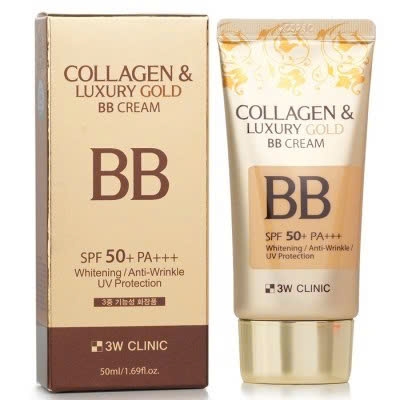 Kem Nền 3W Clinic - Bb Cream Collagen Luxury Gold 24K