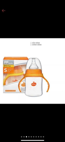 Bình sữa cổ rộng Wesser