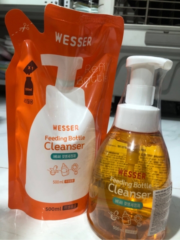 Nước rửa bình sữa Wesser