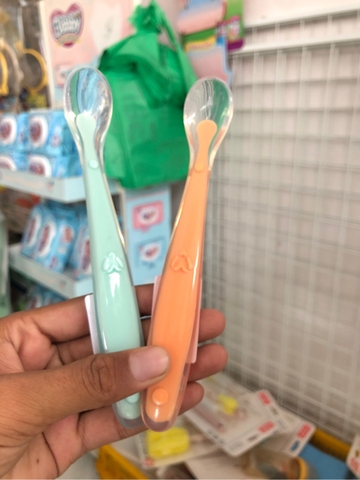 thìa ăn dặm silicon lẻ không hộp