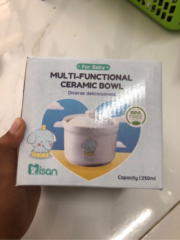 Hũ , bát sứ có nắp đậy và chia vạch trong 200ml Misan 2 nắp