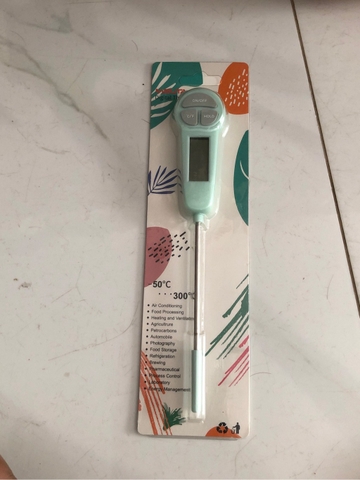 nhiệt kế que đo nhiệt độ sữa dạng nước, thức ăn misuta 1 ct