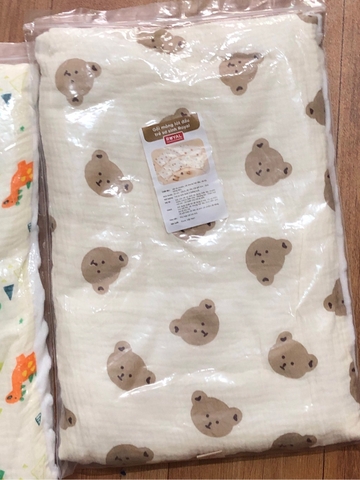 gối lót đầu điều hòa thông hơi chống ngạt muslin royal