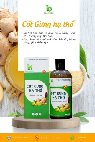 cốt gừng hạ thổ bảo nhiên 330ml