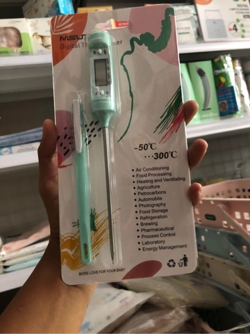 nhiệt kế que đo nhiệt độ sữa, thức ăn misuta 2T