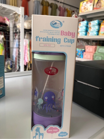 bình nước ống hút dây đeo gp-baby 350ml