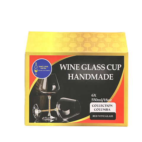 Hộp 6 cái Ly thủy tinh Saint Loius 550ml