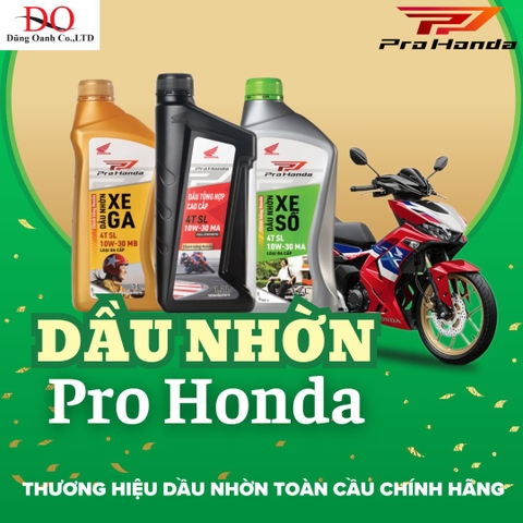Pro Honda - THƯƠNG HIỆU DẦU NHỜN TOÀN CẦU CHÍNH HÃNG