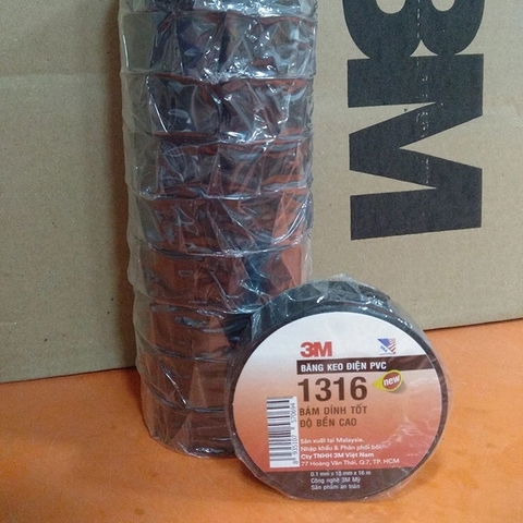 Băng keo điện PVC Temflex 3M 1316