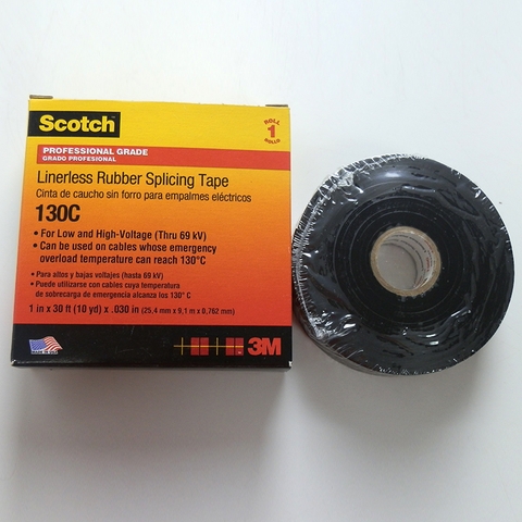 Băng keo 3M Scotch 130C Linerless Rubber Splicing Tape