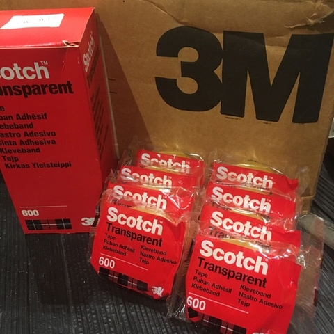 Băng keo 3M Scotch® 600 Transparent Film Tape