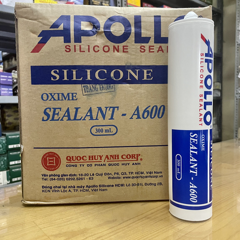 Keo dán Apollo Silicone Sealant A600 300ml