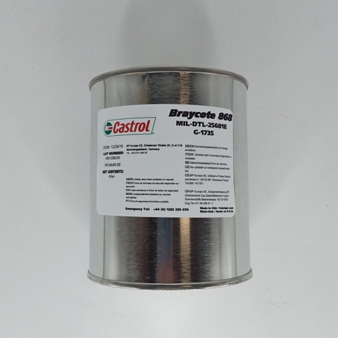 Mỡ Castrol Braycote 868 MIL-DTL-25681E Grease 453g