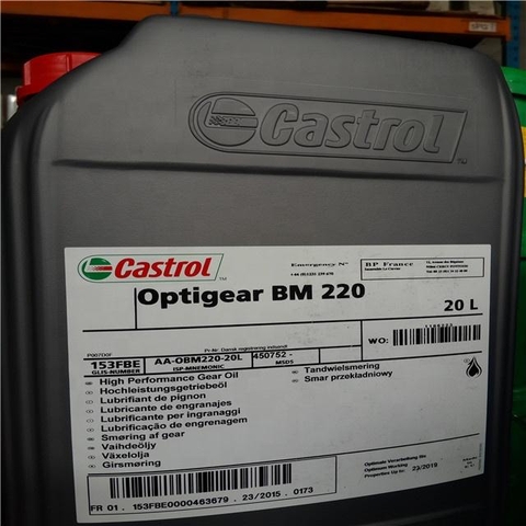 Dầu bánh răng Castrol Optigear BM 220 20L
