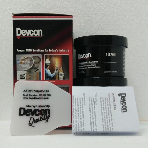 Keo đắp trục Devcon 10760 Titanium Putty 1lb