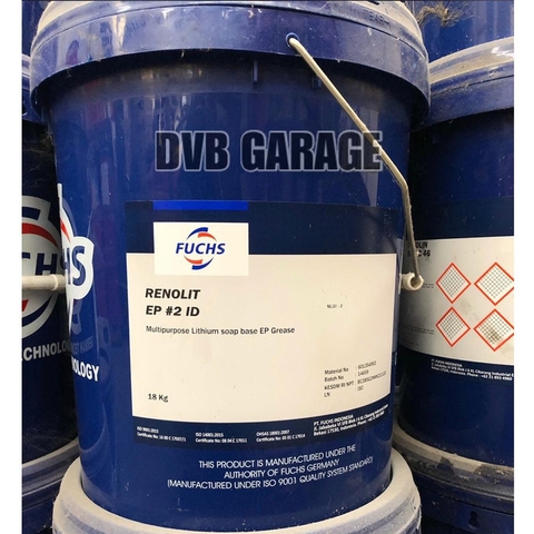 Mỡ bôi trơn Fuchs Renolit EP 2 18kg