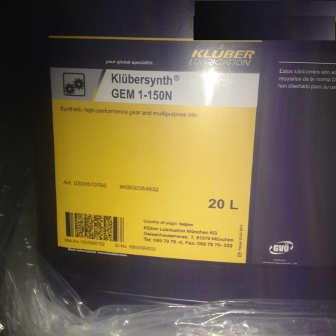 Dầu bánh răng Kluberoil GEM 1-150N Gear Oil 20L