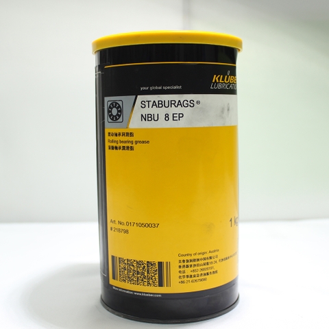 Mỡ bôi trơn Kluber Straburags NBU 8EP 1kg