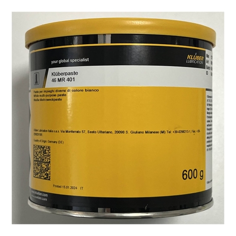 Mỡ bôi trơn Klüberpaste 46 MR 401 600g