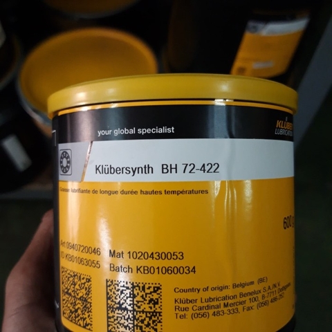 Mỡ bôi trơn Klubersynth BH 72-422 600g