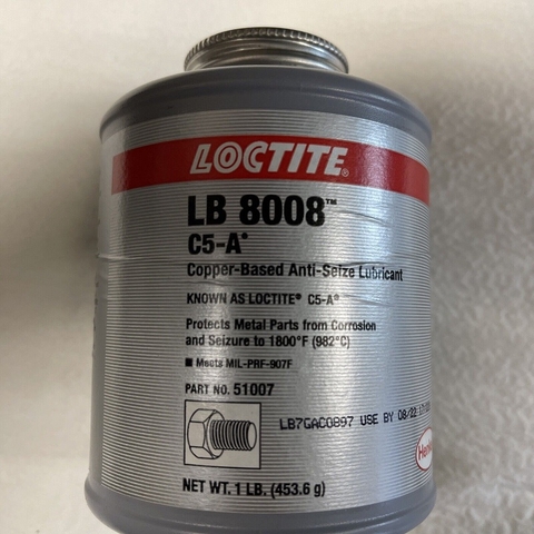 Mỡ đồng Loctite 8008 Copper-based Anti-Seize Lubricant 454g