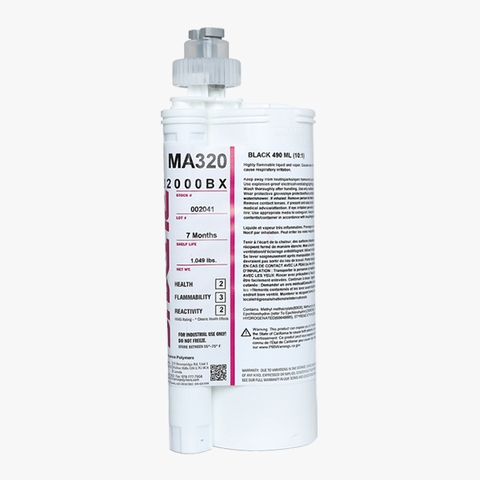 Keo Plexus MA320 Black Flexible Methacrylate 490ml