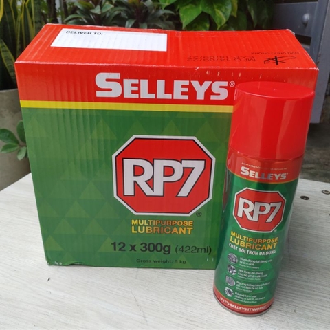 Chai xịt chống rỉ sét và bôi trơn Selleys RP7 300g