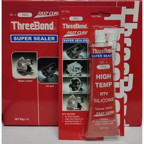 Keo dán Threebond No 2 High Temp Red RTV Silione 85g