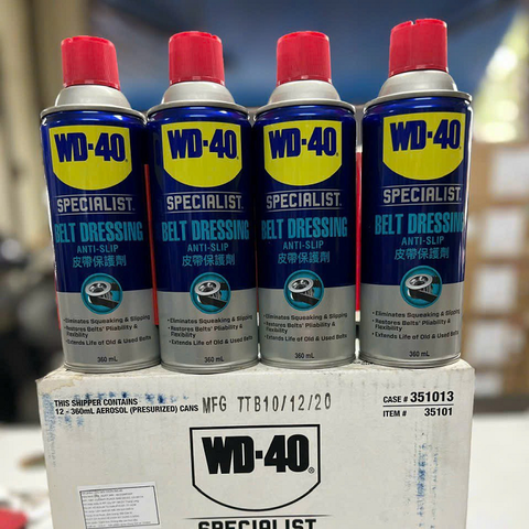 Chất bảo dưỡng dây cua-roa WD-40 Specialist Belt Dressing 360ml