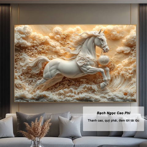 Tranh Bạch Ngọc Cao Phi | TN04